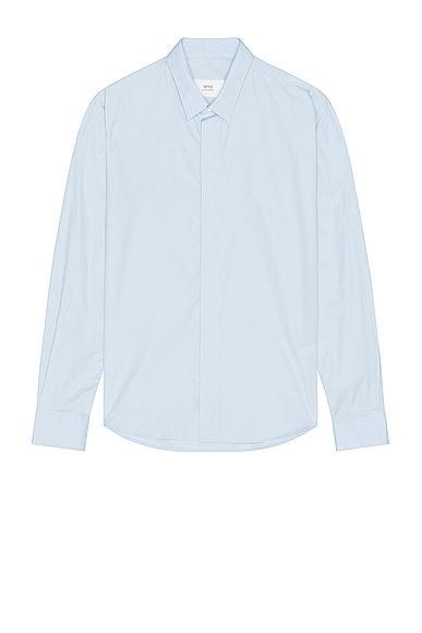 ami Tonal Ami De Coeur Shirt in Blue Product Image