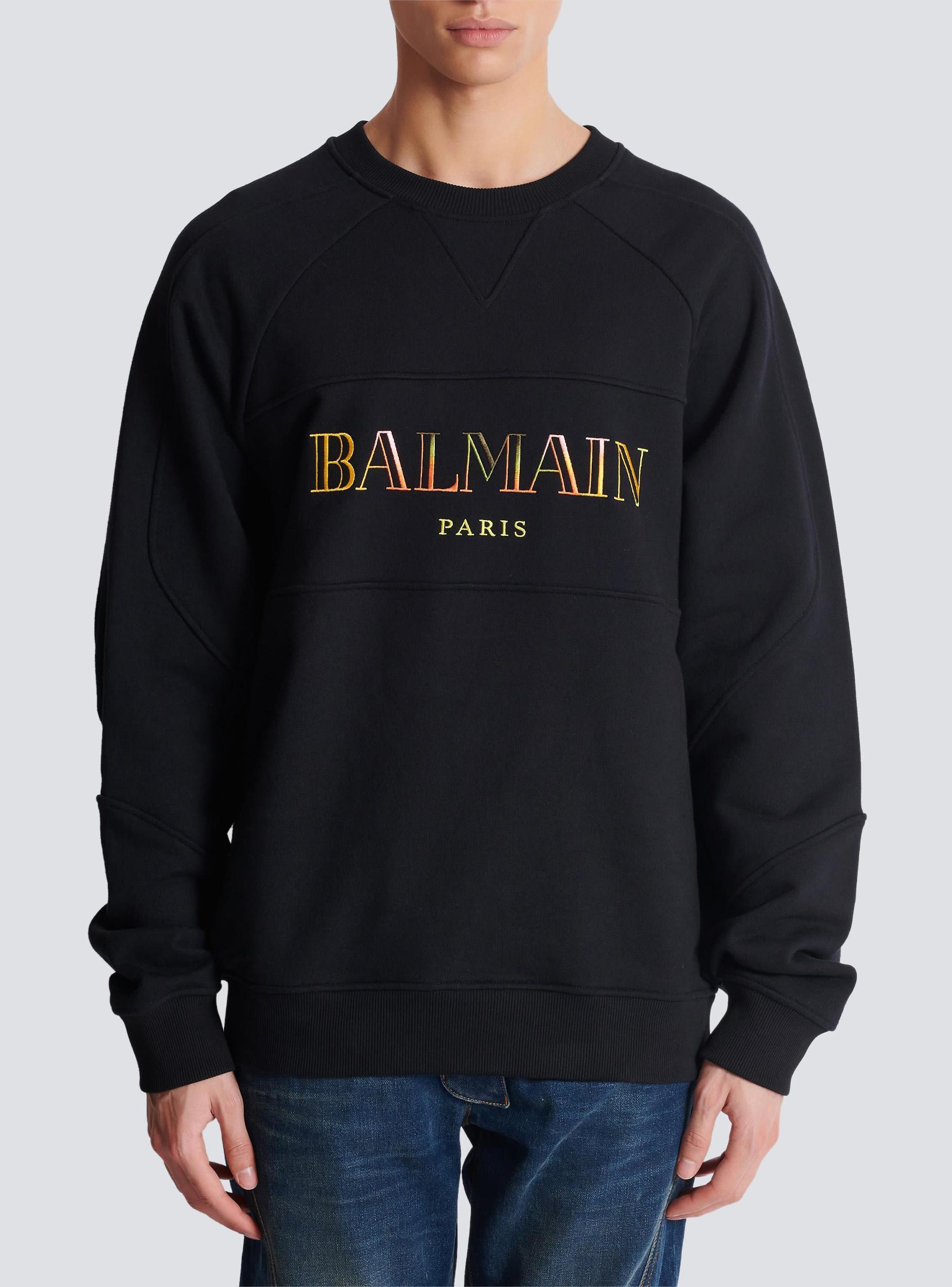 Vintage Balmain embroidered oversized sweatshirt Product Image