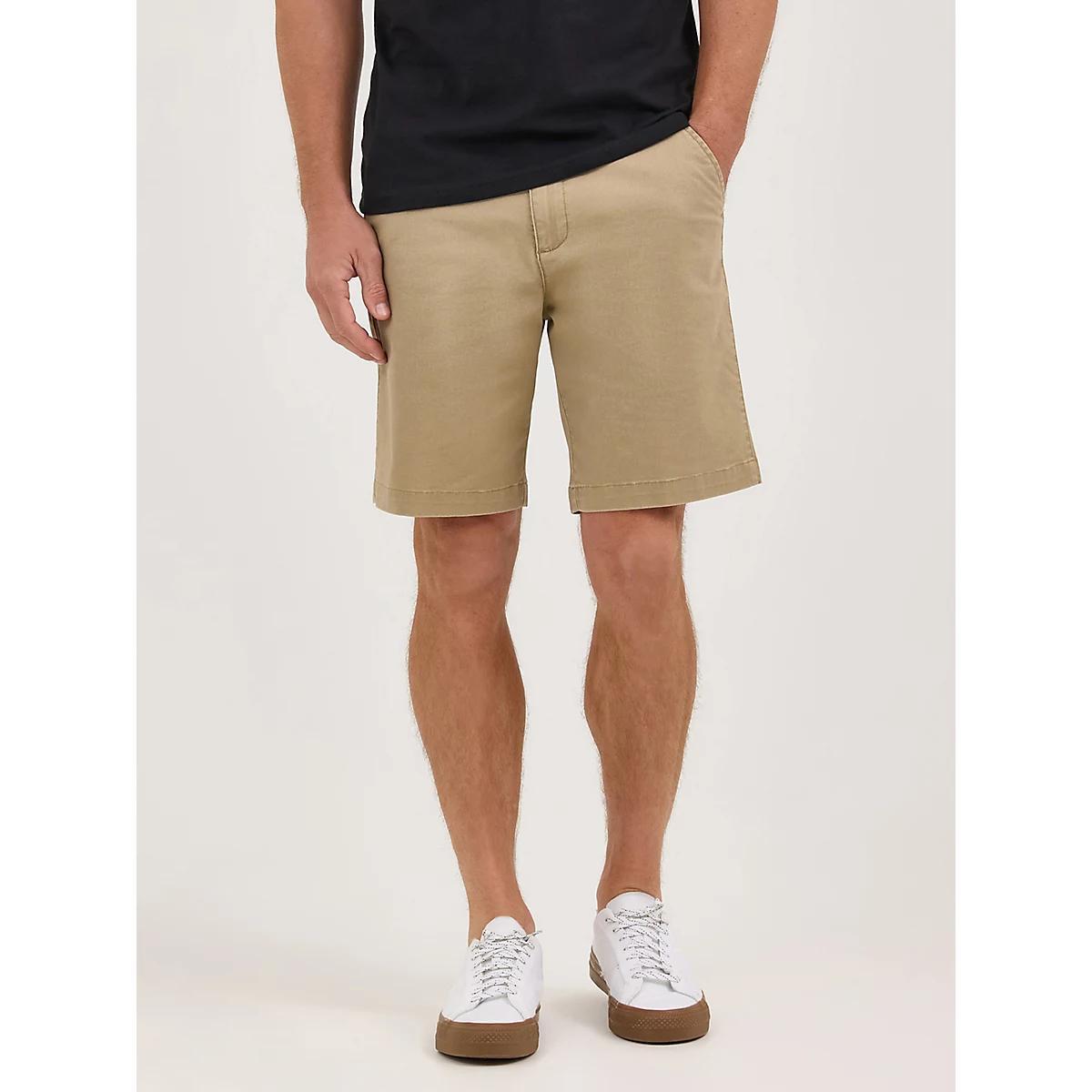 Men's Flat Front Short in Moonlight Product Image
