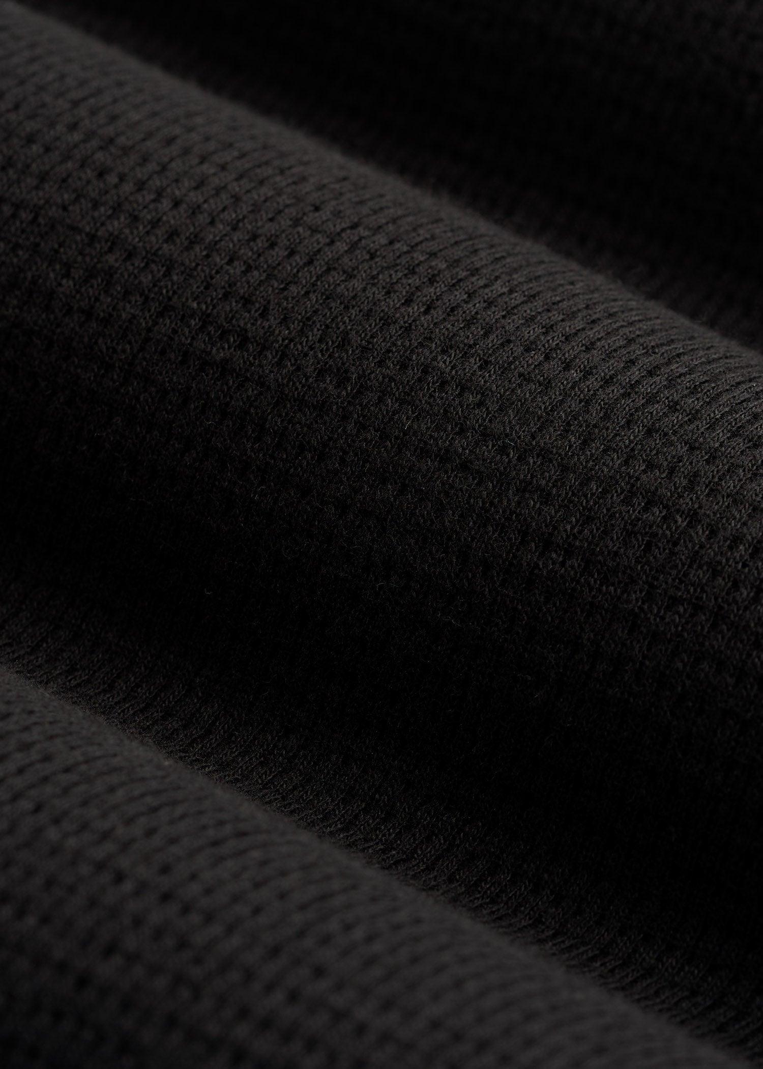 Waffle-Knit Lounge Jogger for Tall Men in Black Product Image