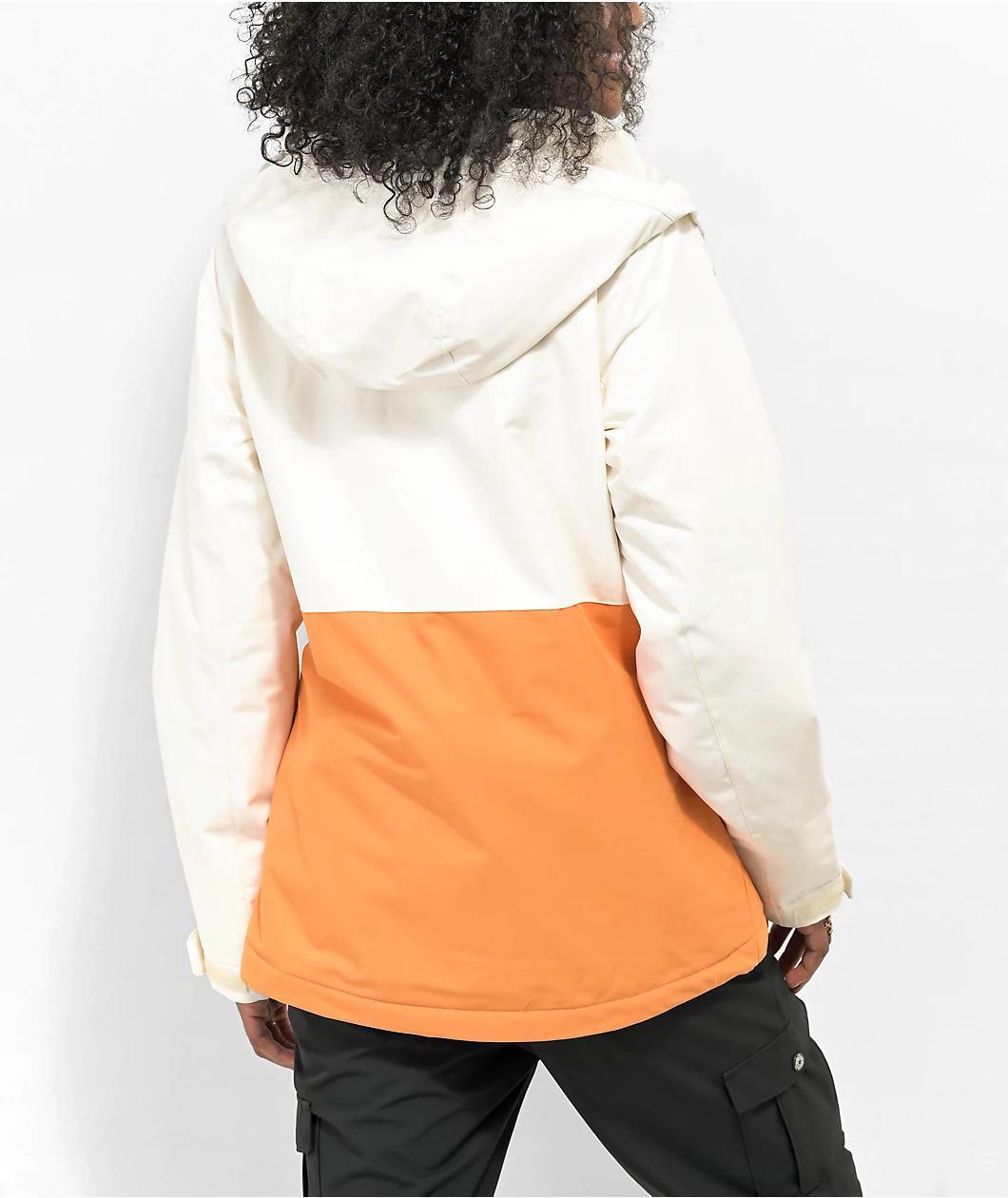 Billabong Day Break Cream & Orange Snowboard Jacket Product Image