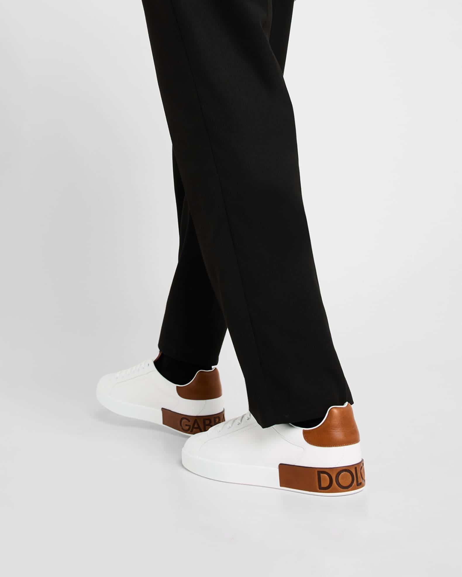Men's Portofino Calfskin Low-Top Sneakers Product Image