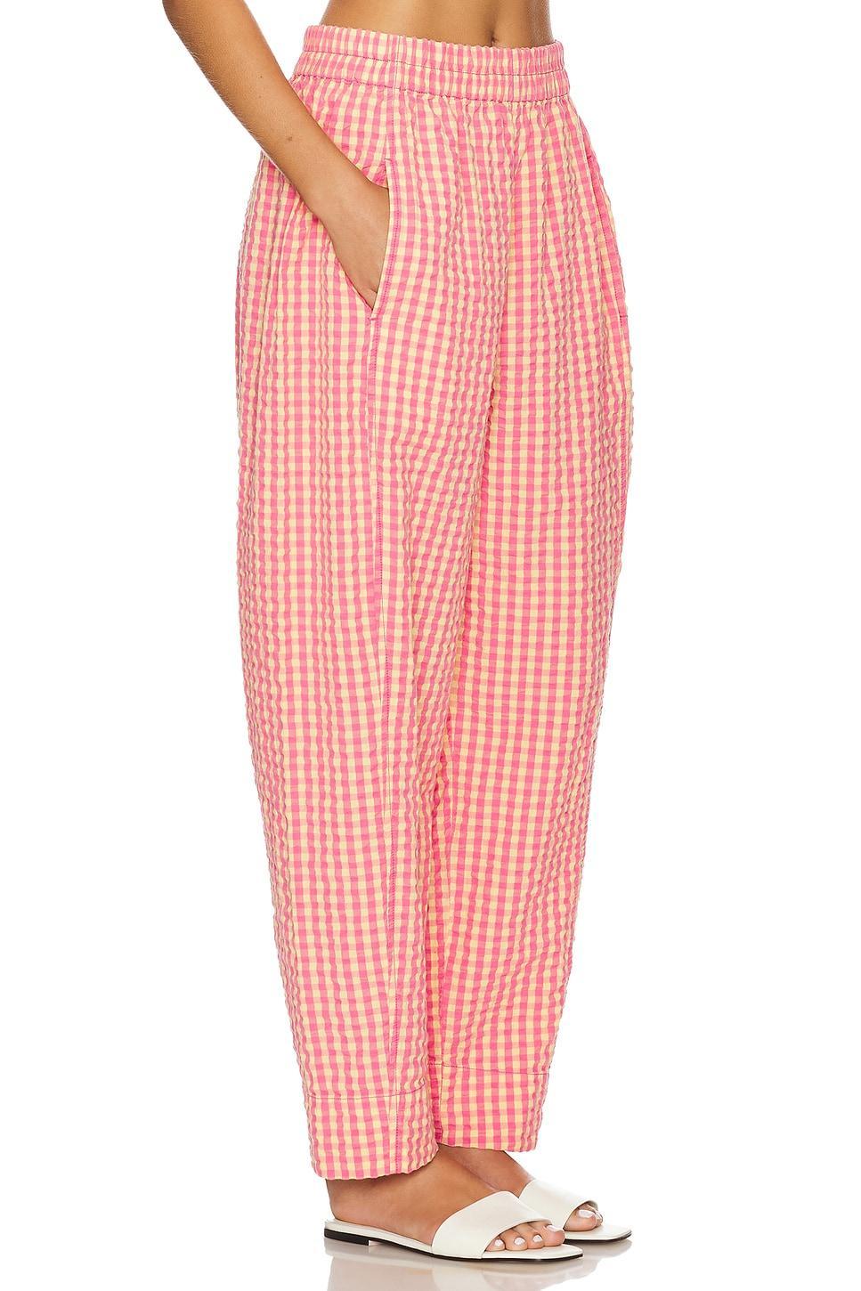 Preppy Poplin Gingham Pants Free People Product Image