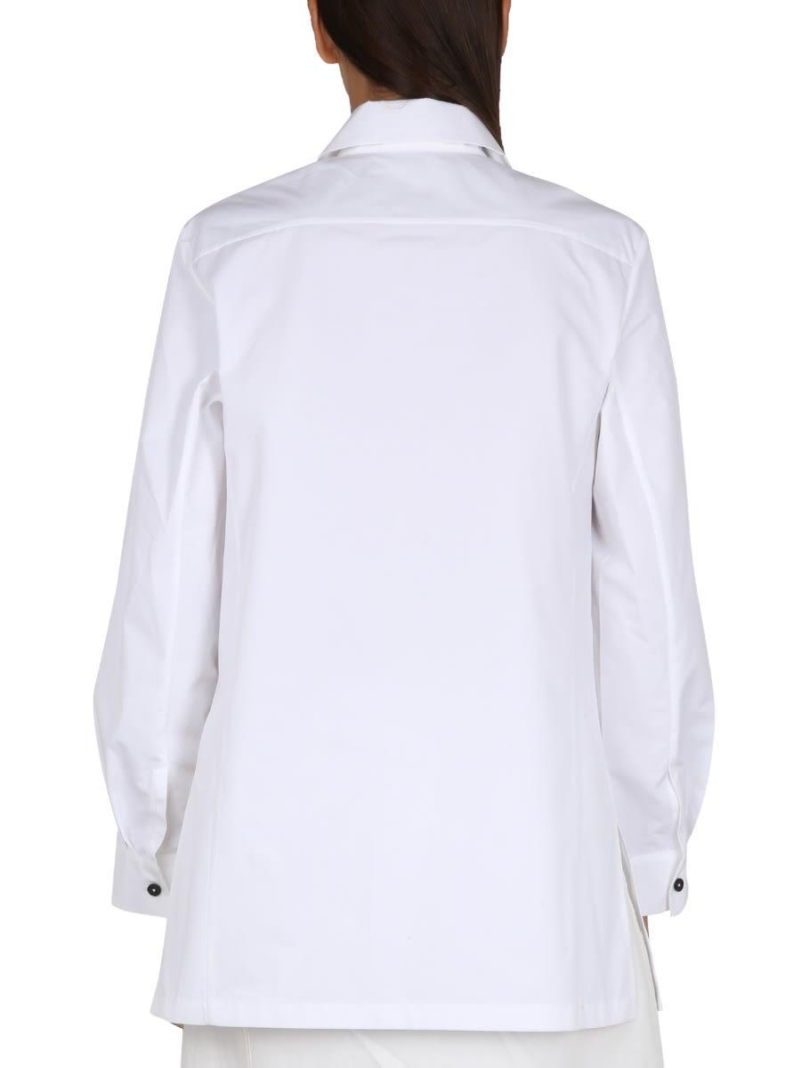 JIL SANDER Buttoned Long In White Product Image