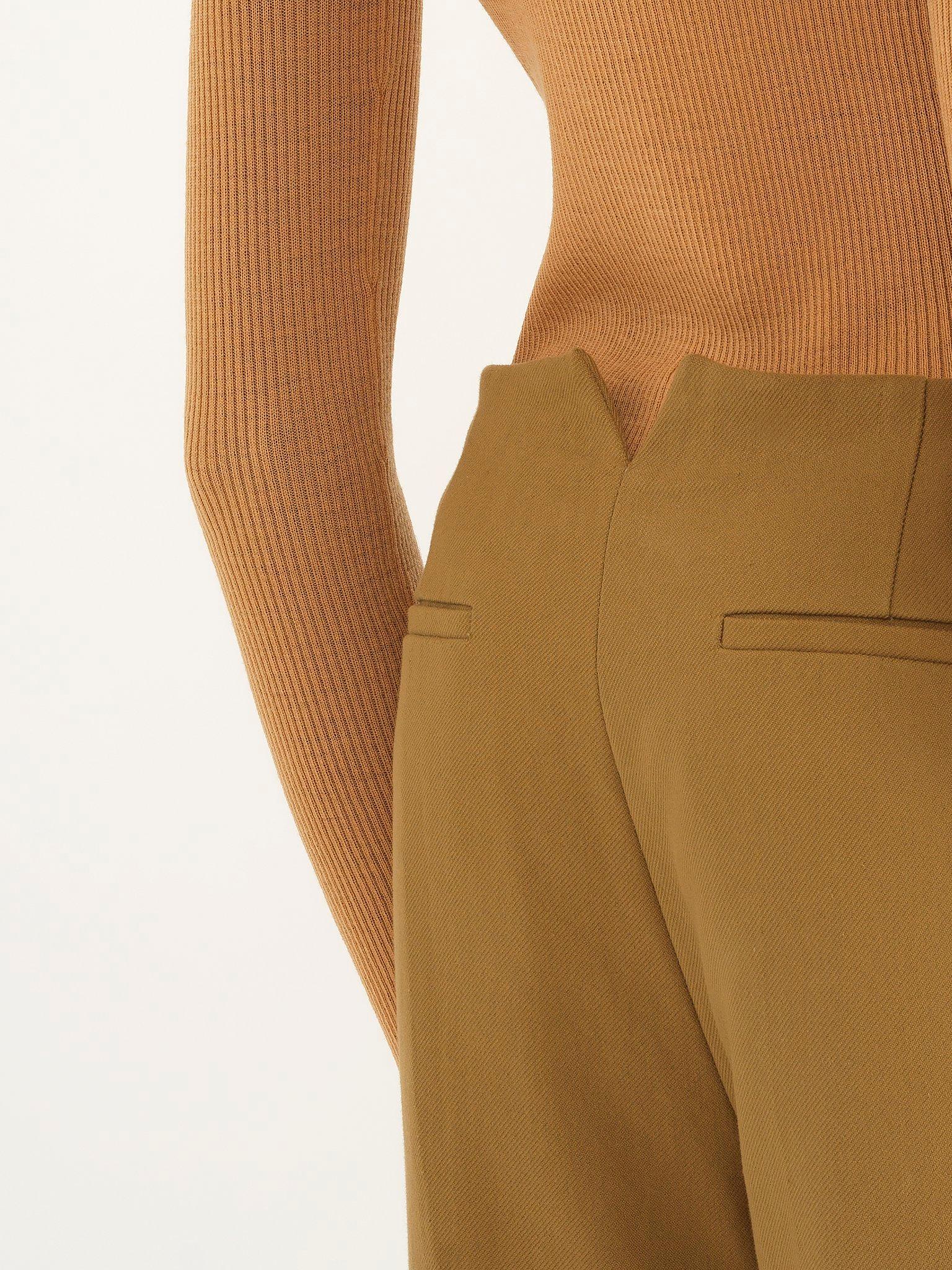 Flare pants in cotton drill Product Image