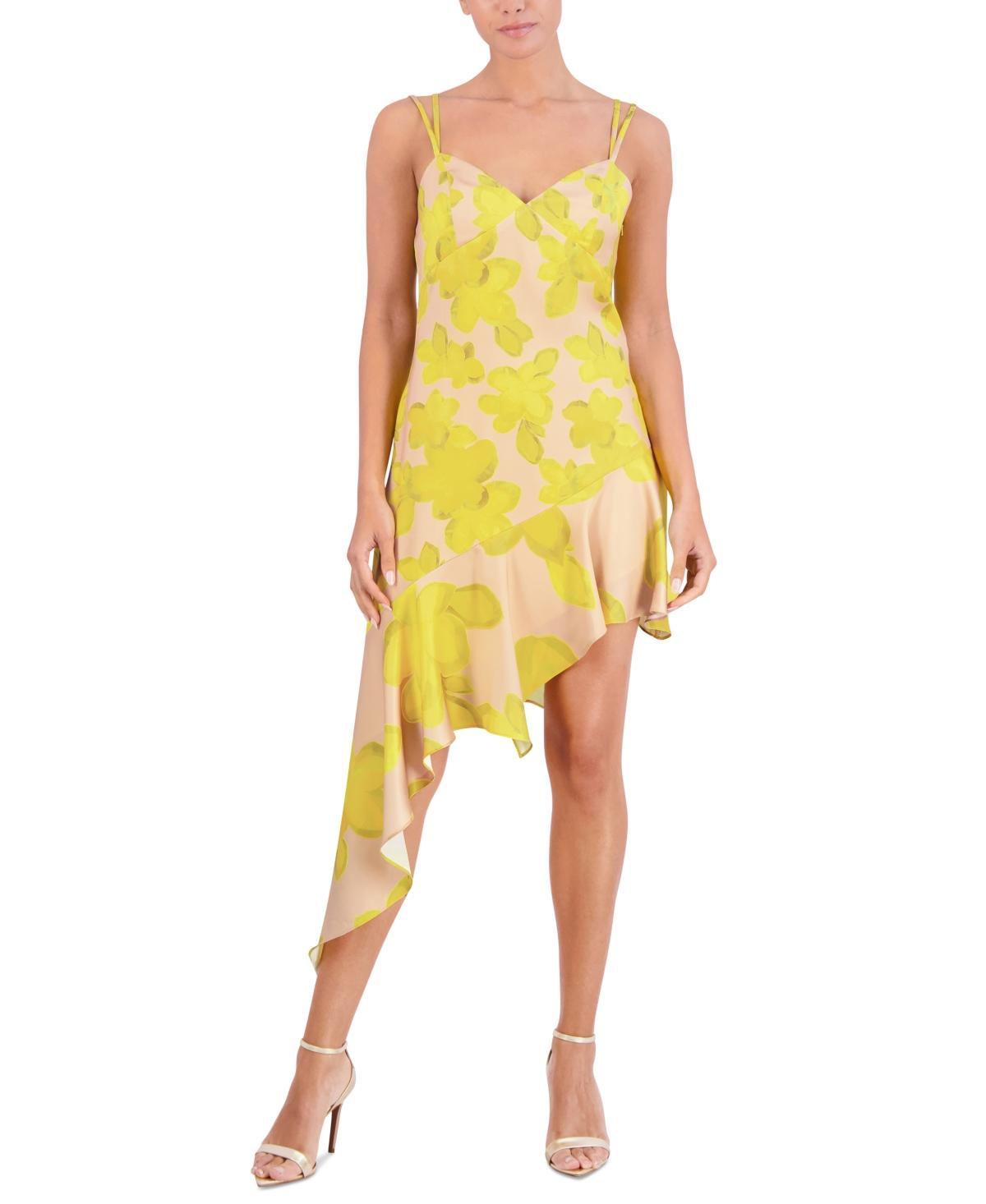 Bcbg New York Womens Asymmetrical Strapless Mini Dress Product Image