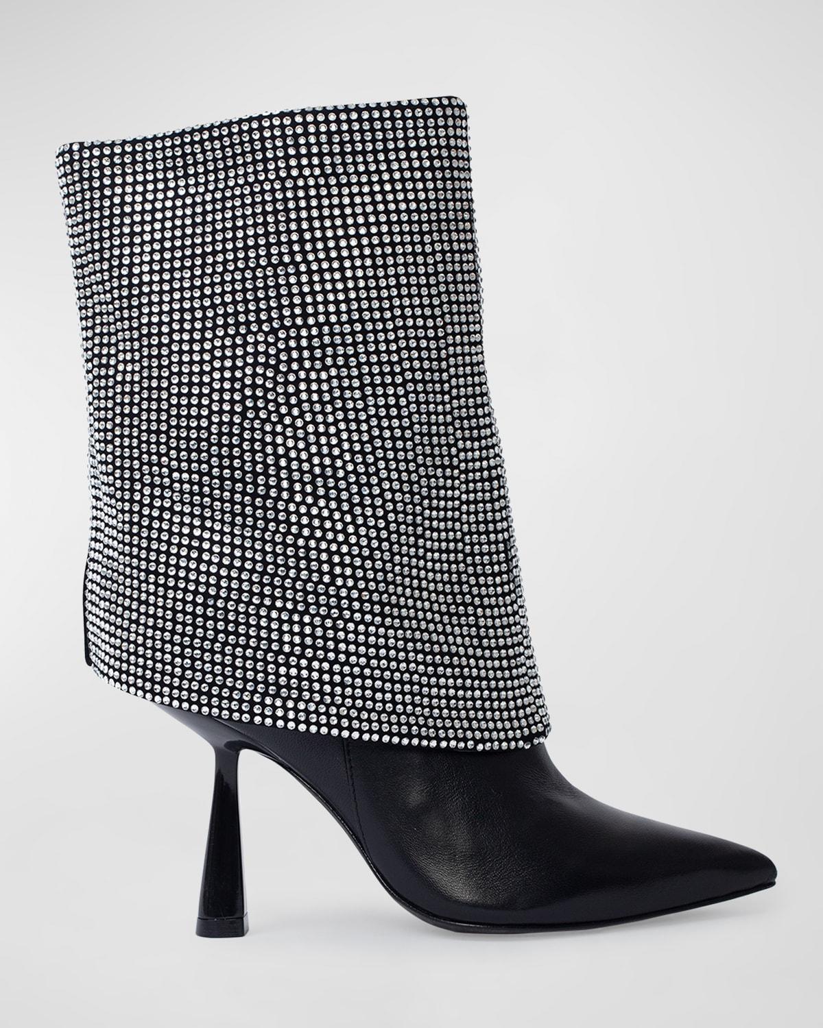 Womens Cecille Leather Ankle Boots Product Image