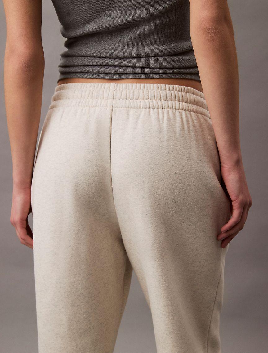 Calvin Klein Womens Archive Logo Fleece Joggers - Grey - L Product Image