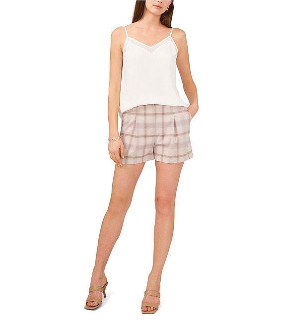 1. STATE Chiffon Inset V-Neck Spaghetti Strap Cami Product Image