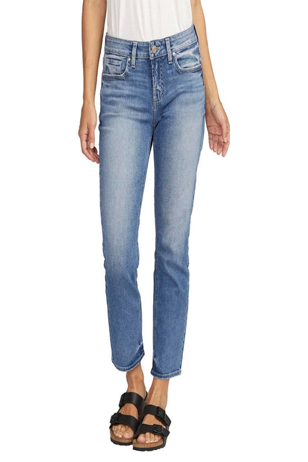 Elyse Crop Straight Jean Product Image