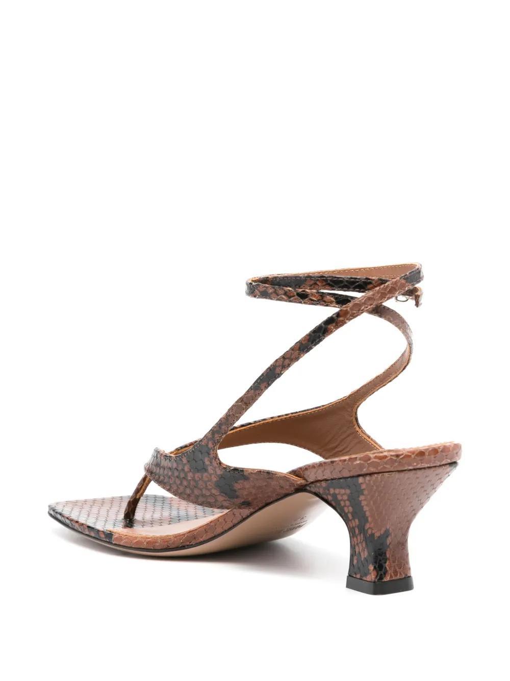 Portofino 55mm leather sandals Product Image