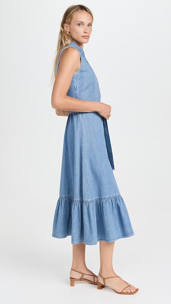 Veronica Beard Jean Edwina Sleeveless Midi Dress | Shopbop Product Image