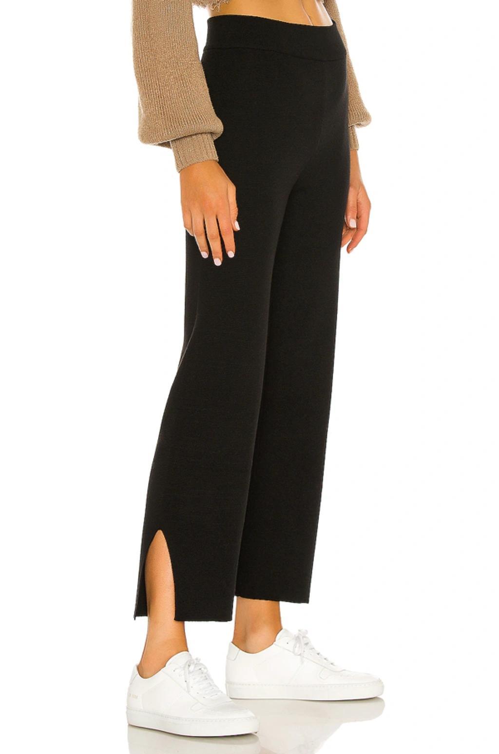 L'ACADEMIE Kaden Knit Pants In Black Product Image