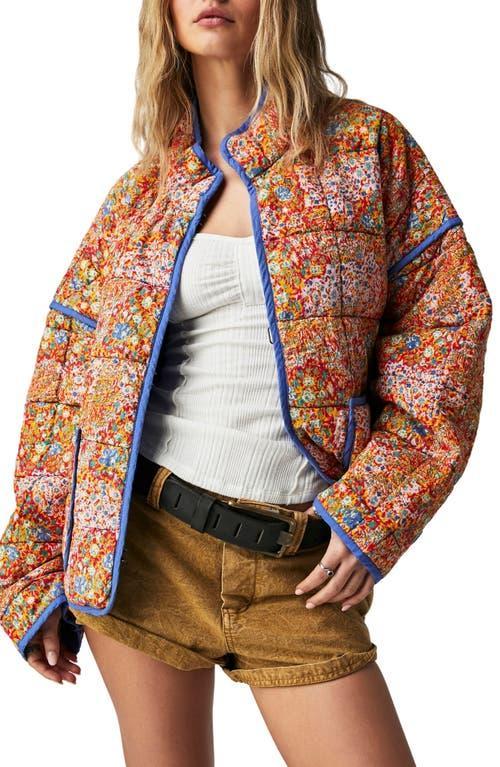 Free People Chloe Jacket (Tea Combo) Women's Clothing Product Image