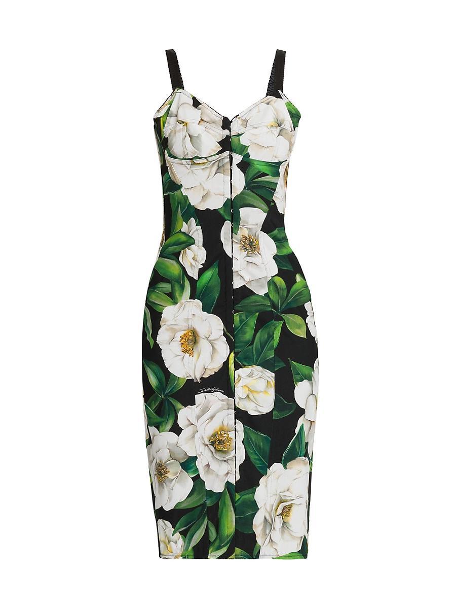 Womens Gardenia Seamed Knee-Length Dress Product Image