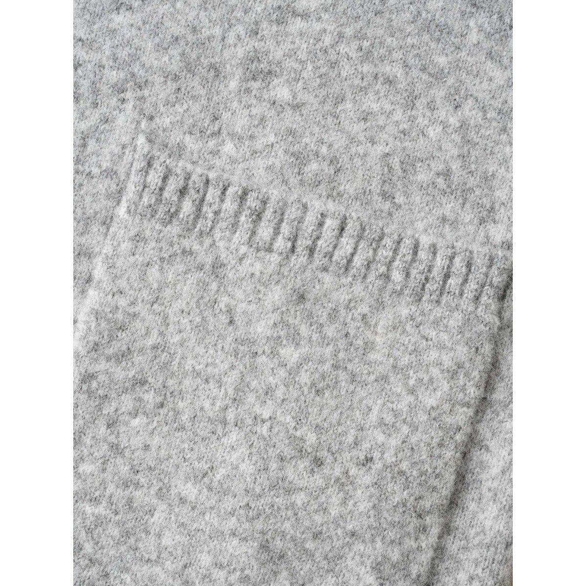 Plus Size Airy Cozy Lapel Collar Pocket Wool Cardigan LightGray Women Casual Loose Long Sleeve Everyday Cardigans BloomChic 26/4X Product Image