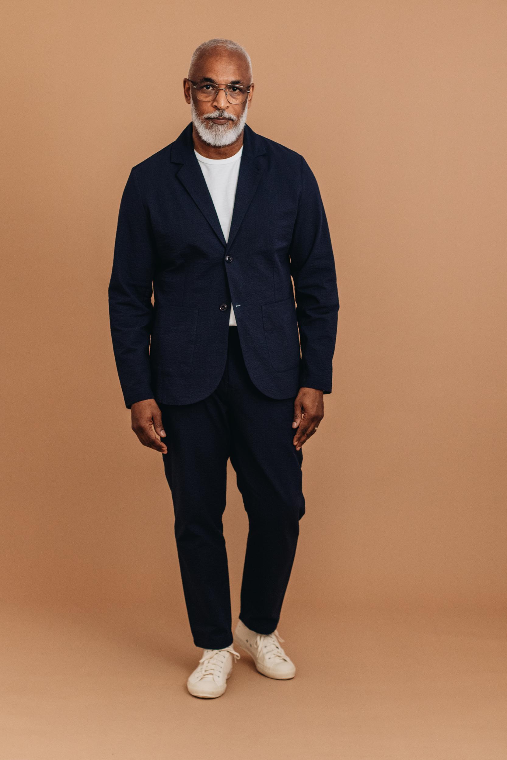 Merida Seersucker Casual Blazer Product Image