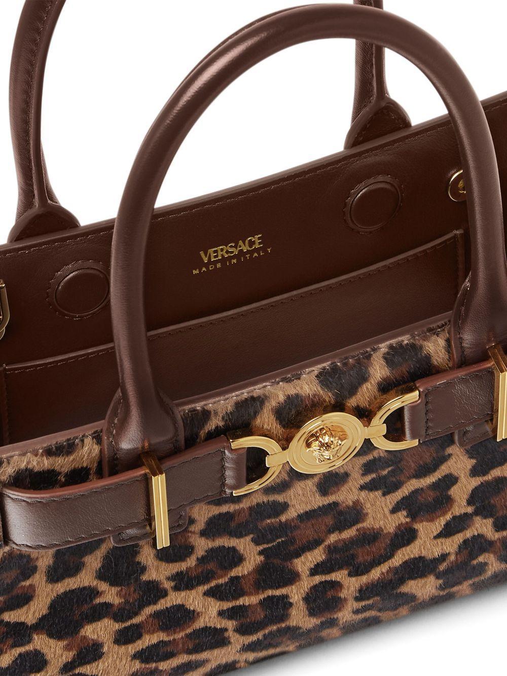 small Medusa &apos;95 leopard tote bag Product Image