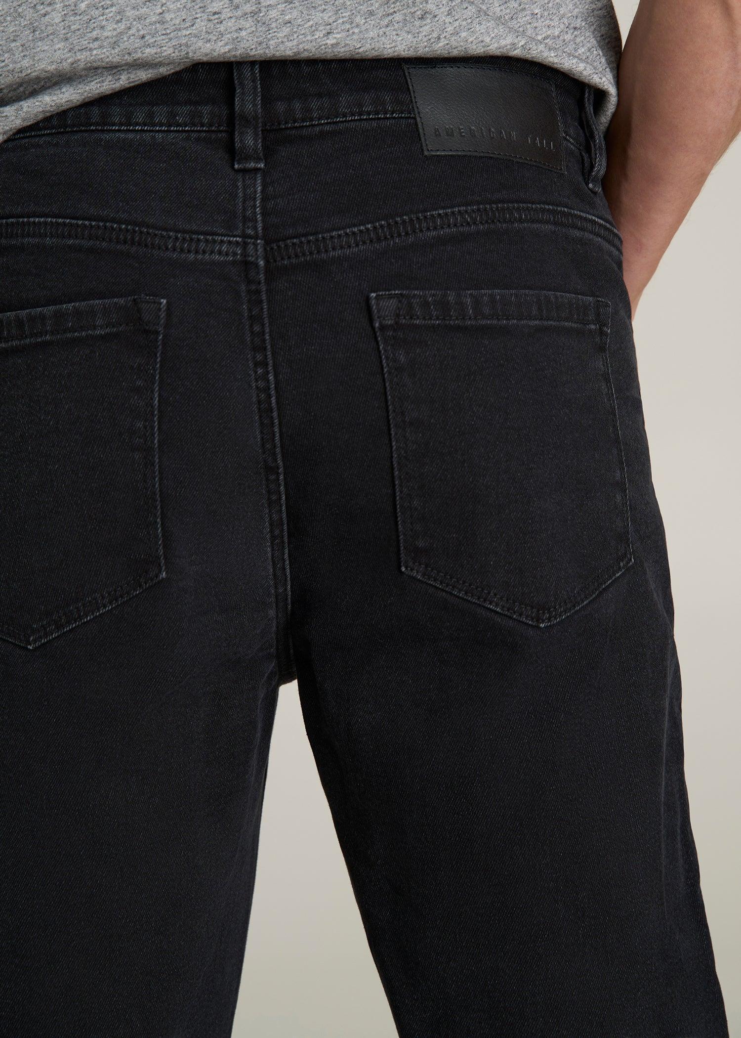 J1 STRAIGHT LEG Jeans for Tall Men in Onyx Black Wash Product Image