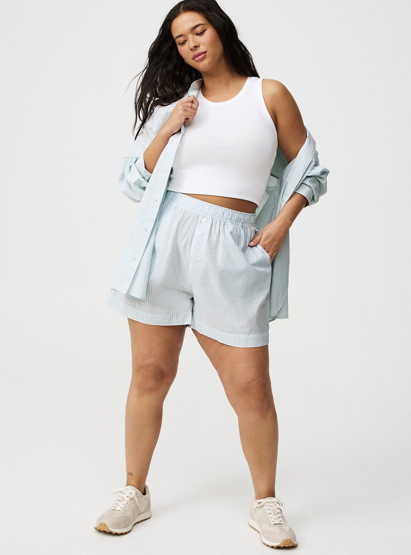 Cotton Boxer High-Rise Short Product Image