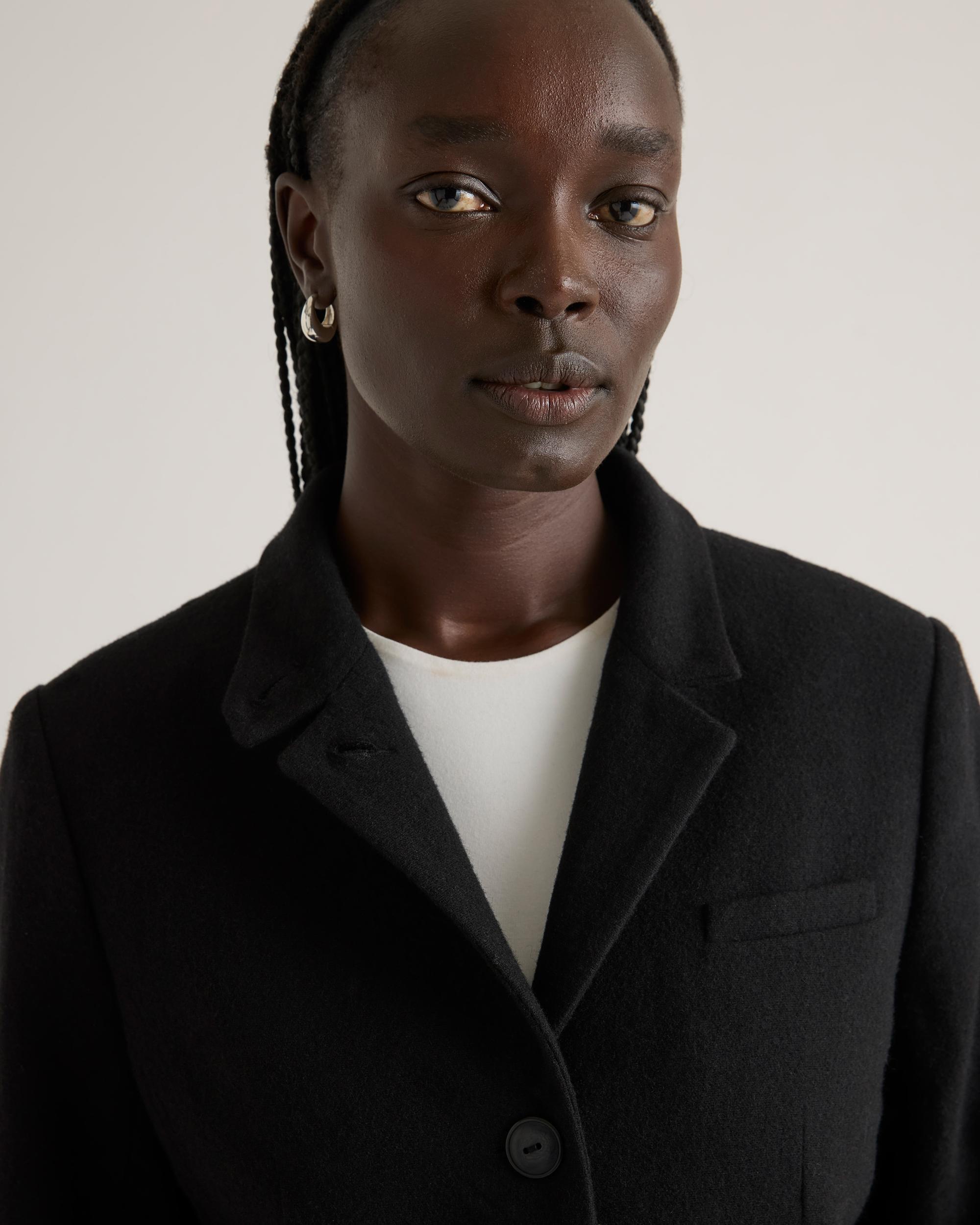 Quince | Women's Italian Wool Stand Collar Blazer Size XS Product Image