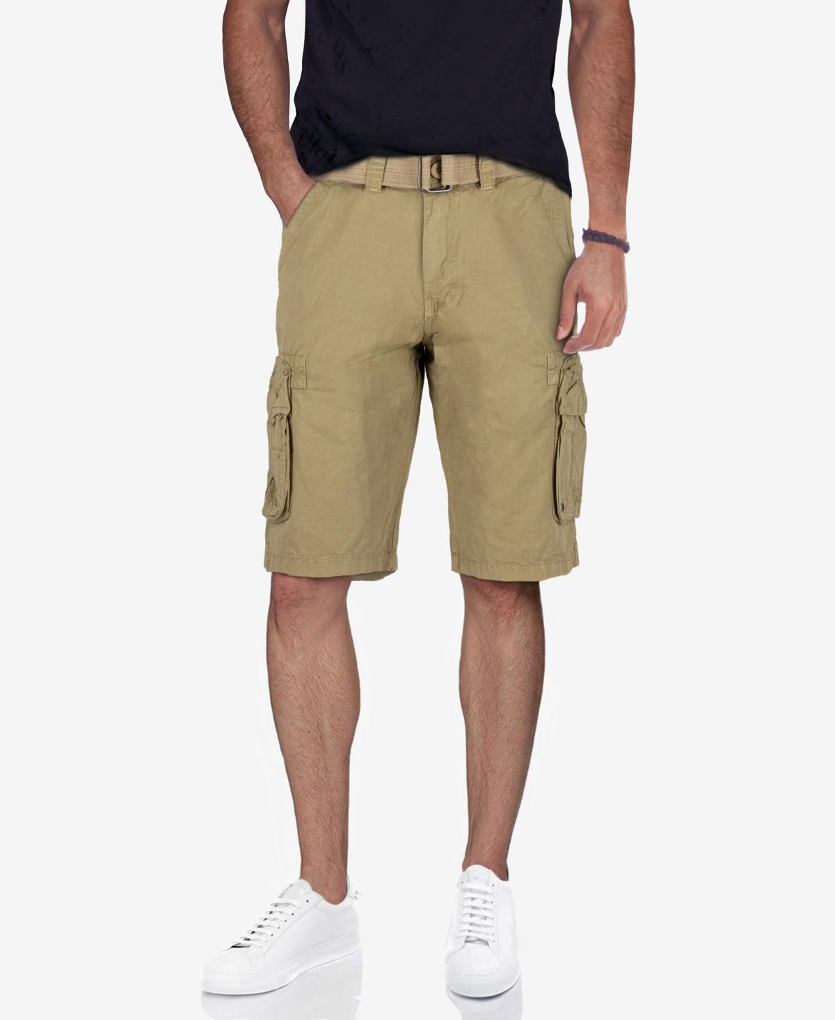 Men's RAW X by Xray Regular-Fit Belted Cargo Shorts, Size: 30, Green Product Image