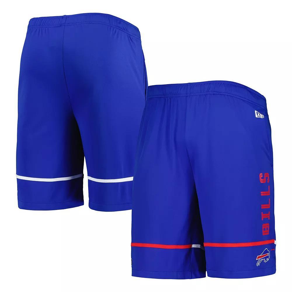 Men's New Era Royal Buffalo Bills Combine Authentic Rusher Training Shorts, Size: 2XL, Blue Product Image