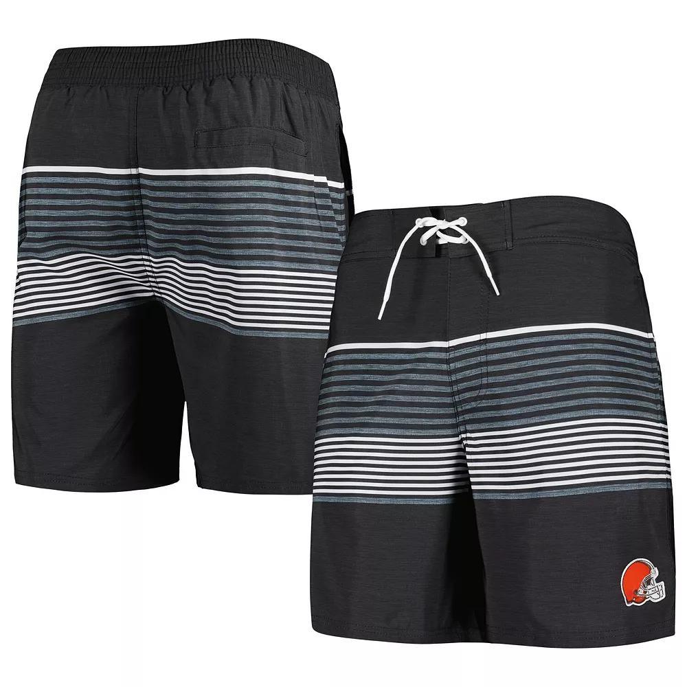 Men's G-III Sports by Carl Banks Black Cleveland Browns Coastline Volley Swim Shorts, Size: 2XL Product Image