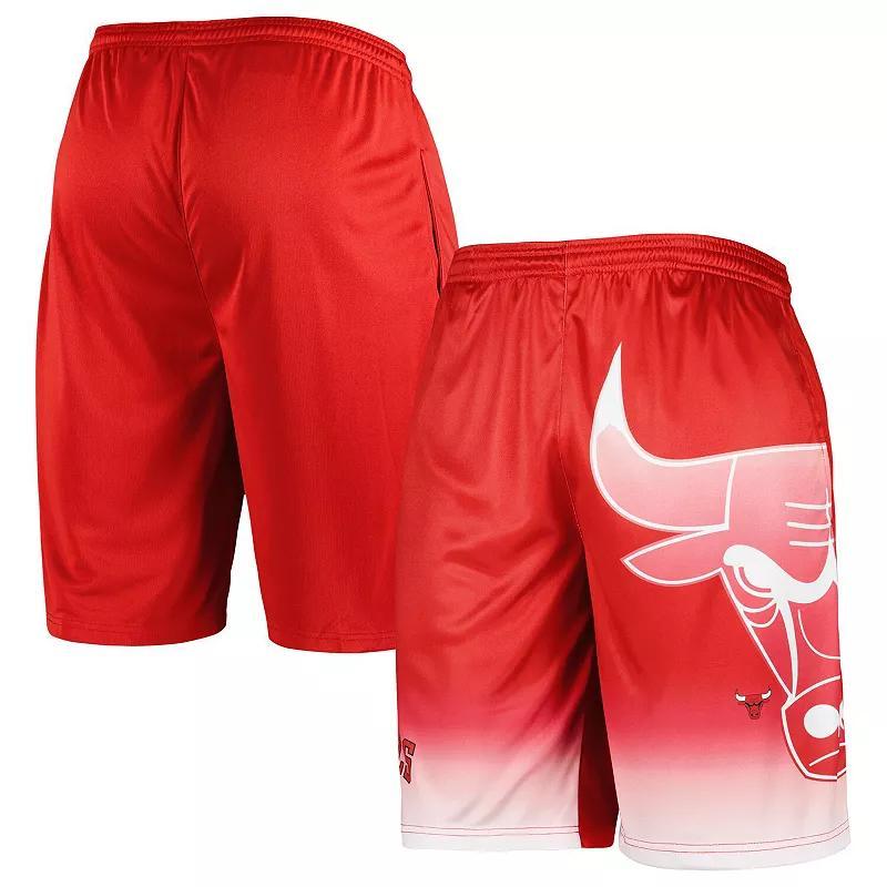 Men's Fanatics Branded Red Chicago Bulls Graphic Shorts, Size: Large Product Image
