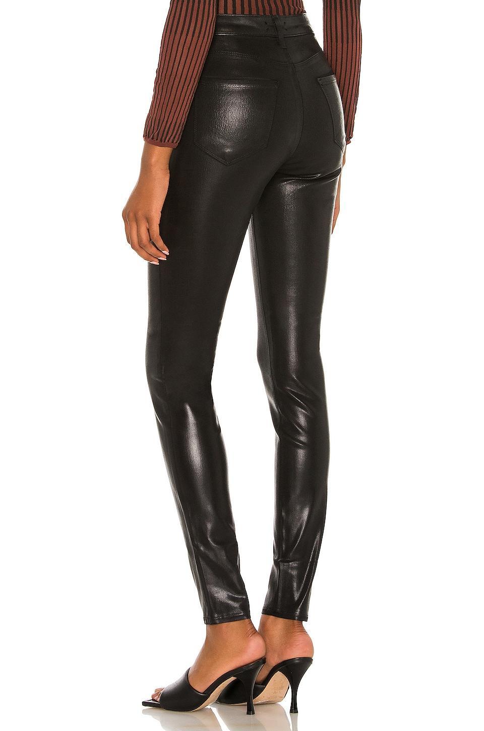 Marguerite Coated Modal Denim High-Rise Skinny Jeans Product Image