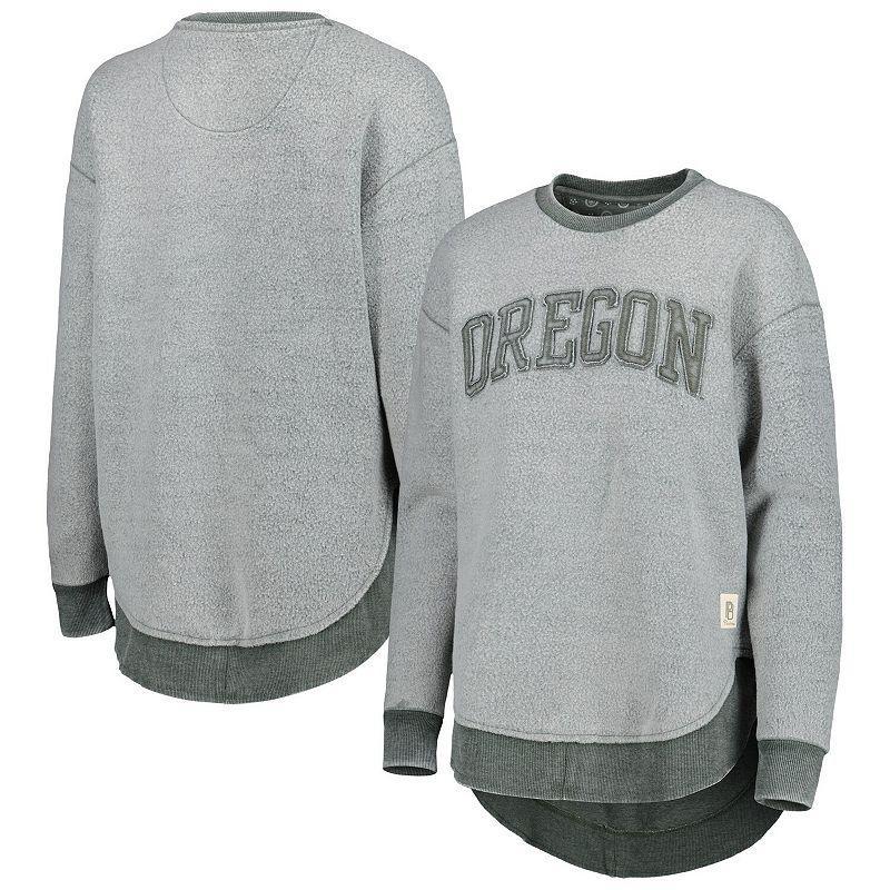 Womens Pressbox Oregon Ducks Ponchoville Pullover Sweatshirt Product Image