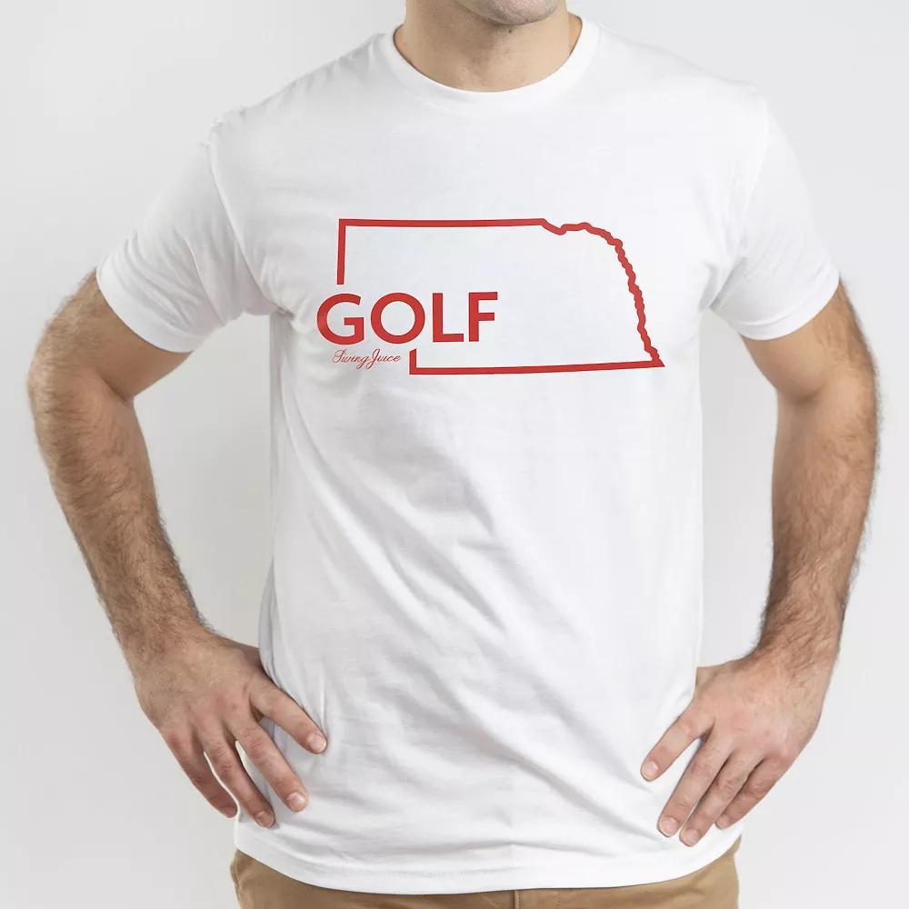 Men's SwingJuice Golf New York T-Shirt, Size: 3XL, White Product Image