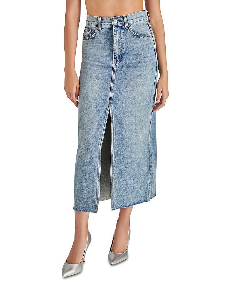 Steve Madden Avani Denim Skirt (Light ) Women's Skirt Product Image