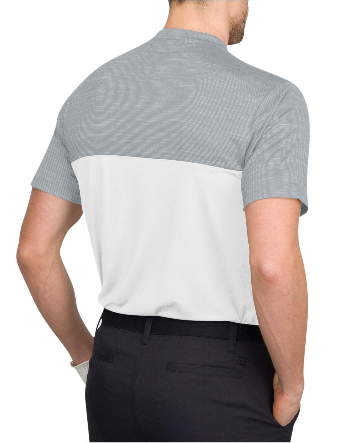 Three Sixty Six Two Tone Collarless Golf Polo Product Image
