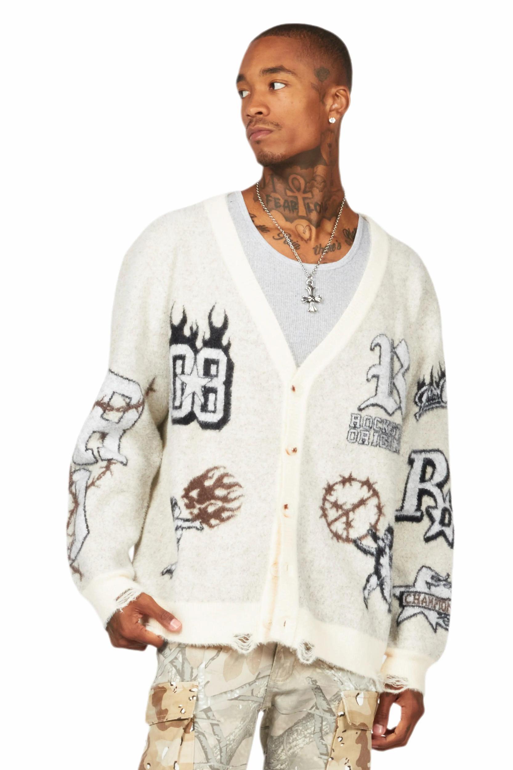 Rune Sand Knit Sweater Male Product Image