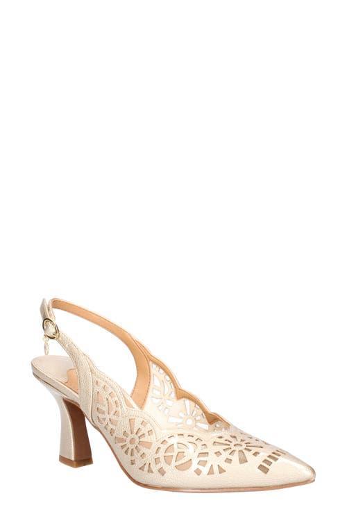 J. Renee Valerian Patent Cut Out Slingback Pumps Product Image