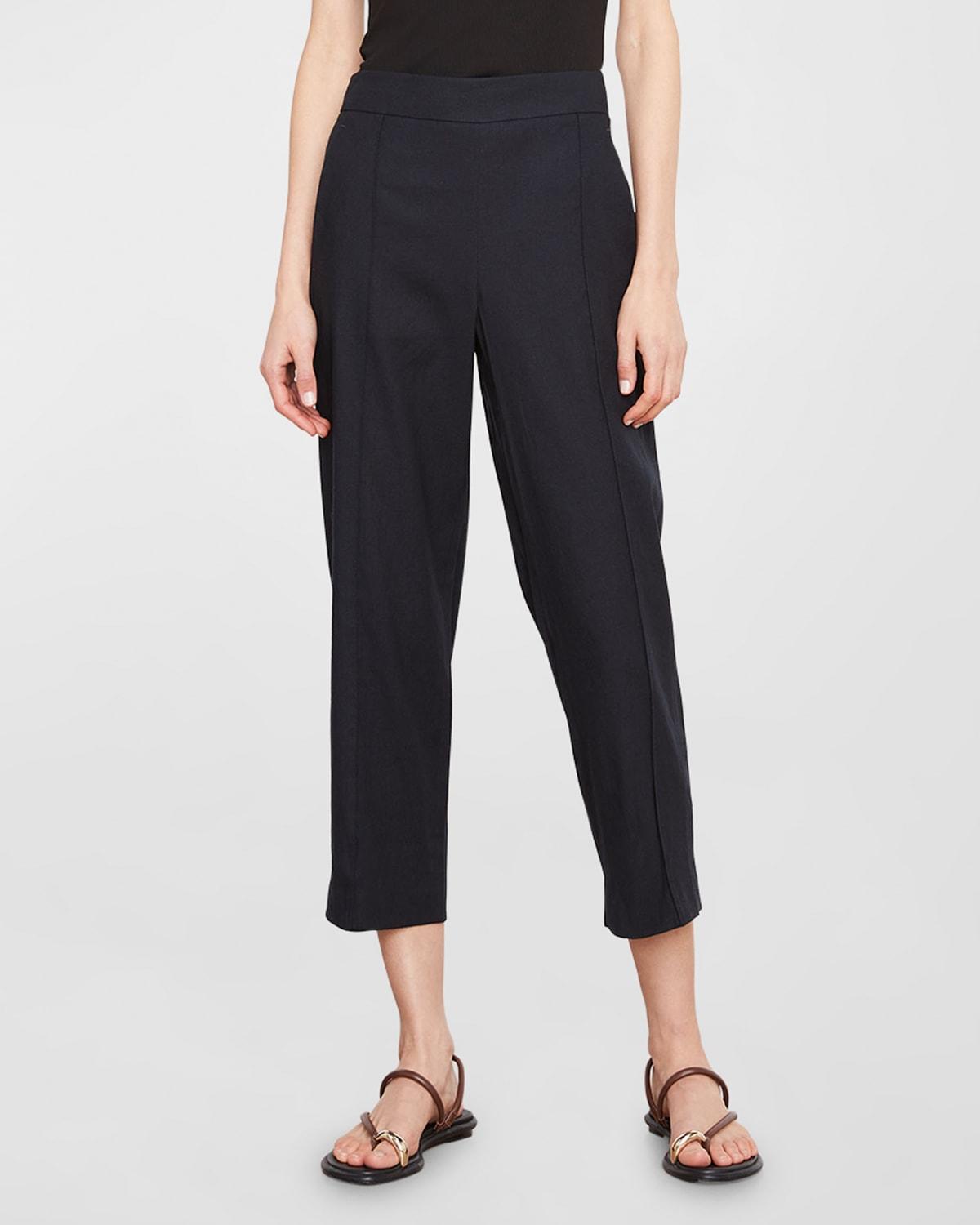 Womens Mid-Rise Tapered Pull-On Pant, Off White, Size XXS Vince Product Image