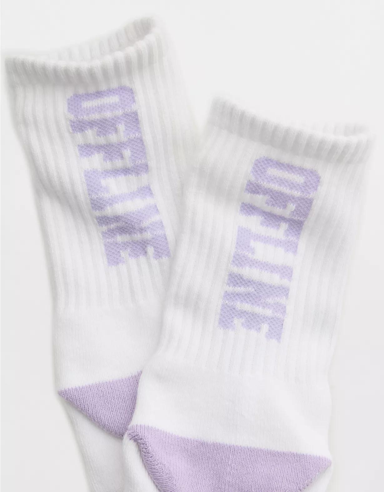 OFFLINE By Aerie Crew Socks Product Image