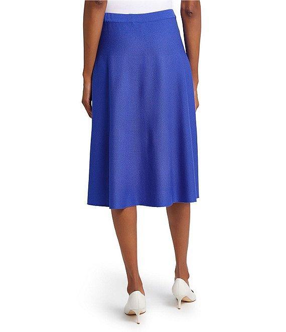 Ming Wang Aria Soft Knit A-Line Skirt Product Image