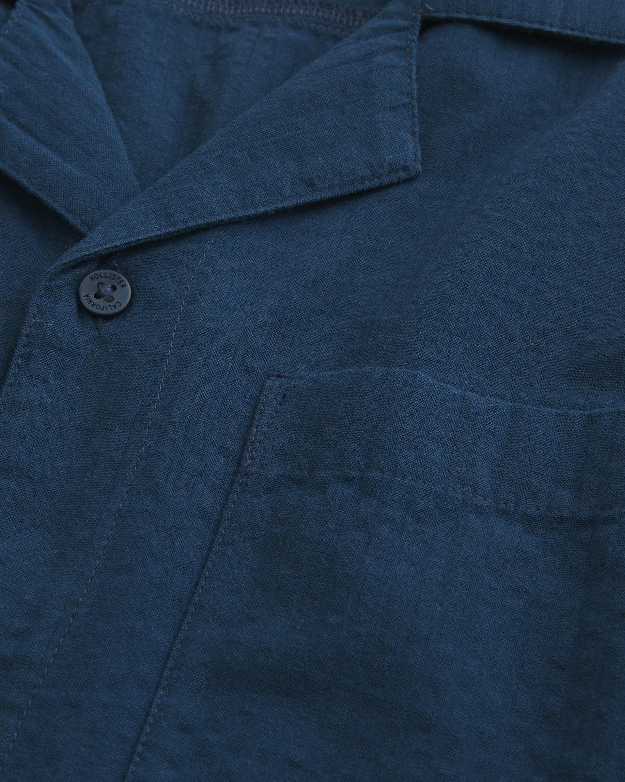 Short-Sleeve Seersucker Shirt Product Image