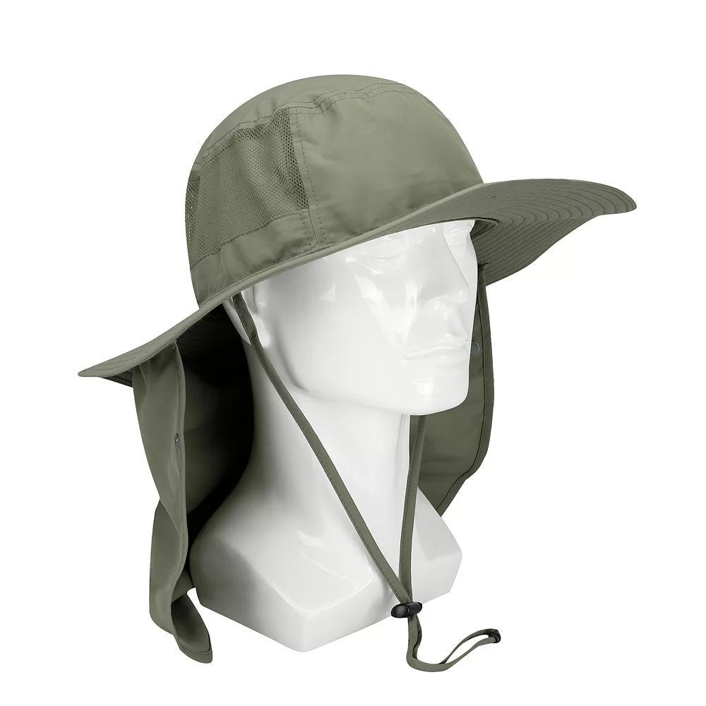 Men's HeatEdge Boonie Hat with Drop Down Neck Cover, Green Product Image