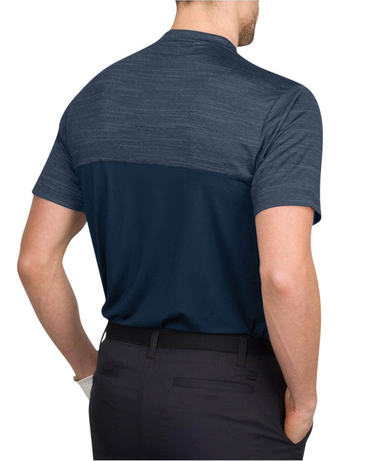 Three Sixty Six Two Tone Collarless Golf Polo Product Image