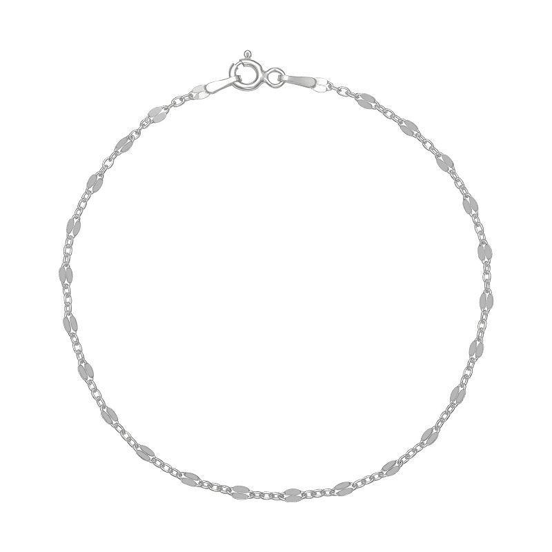 PRIMROSE Sterling Silver Mirror Chain Bracelet, Women's, Size: 7.5" Product Image
