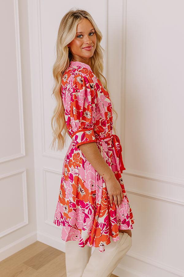 Sunny With A Chance of Blooms Mini Dress Product Image