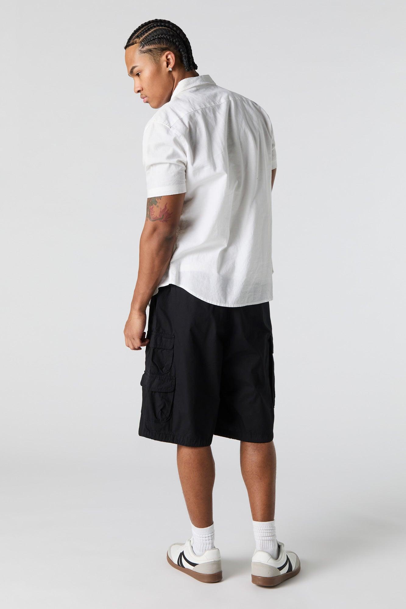 Poplin Longline Cargo Short Male Product Image