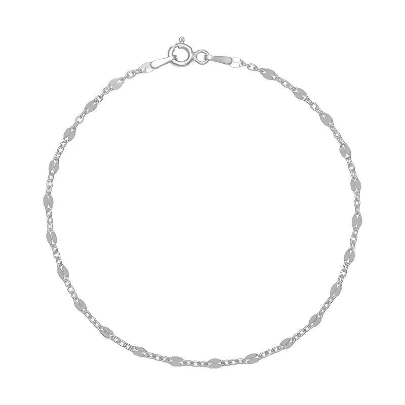 PRIMROSE Sterling Silver Mirror Chain Bracelet, Women's, Size: 7.5" Product Image
