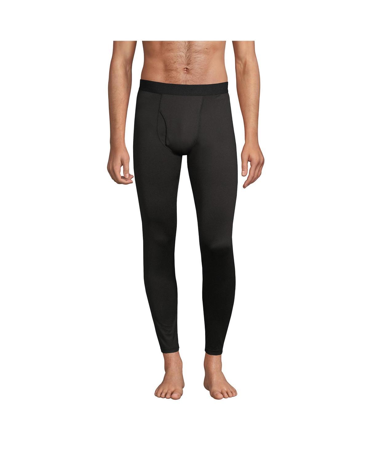 Men's Lands' End Stretch Thermaskin Long Underwear Base Layer Pants, Size: Small, Deep  Blue Product Image