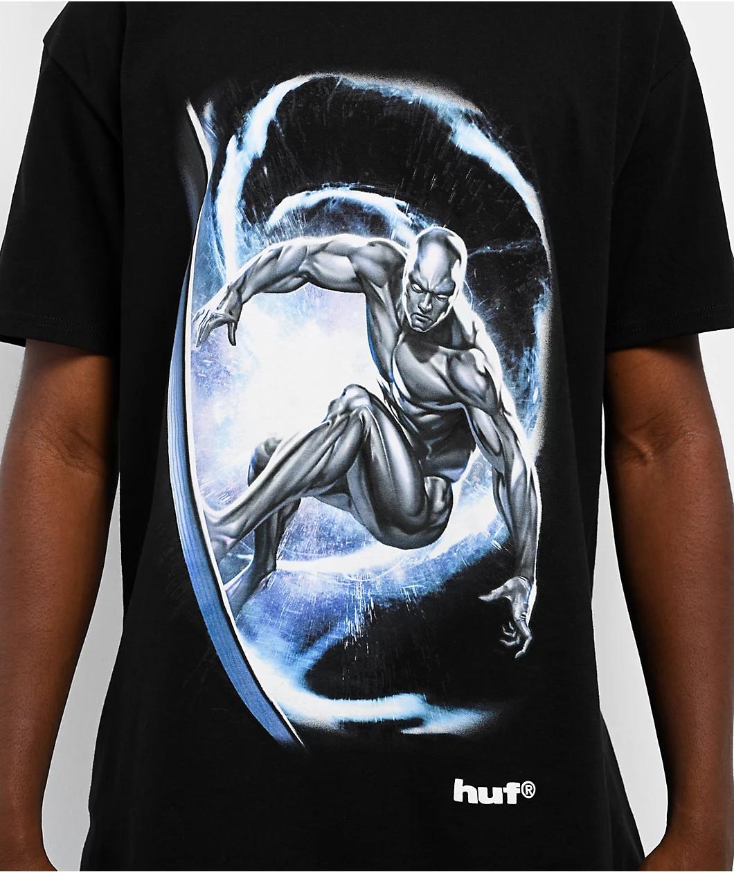 HUF x Fantastic 4 Silver Surfer Black T-Shirt Product Image