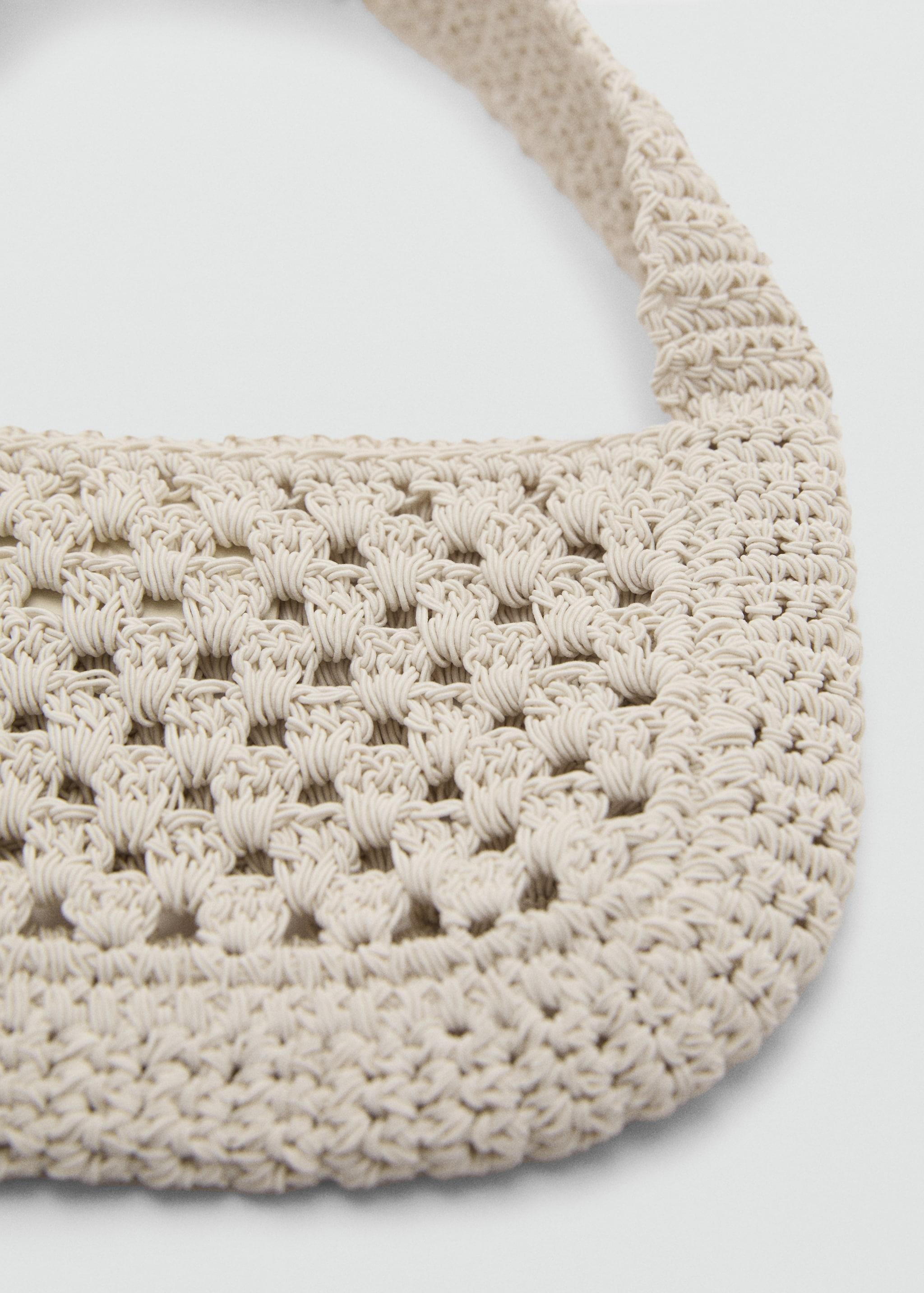 Crochet handbag - Women | MANGO USA Product Image
