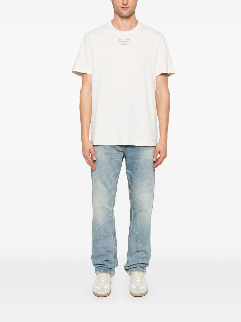 Worn-White T-shirt Product Image